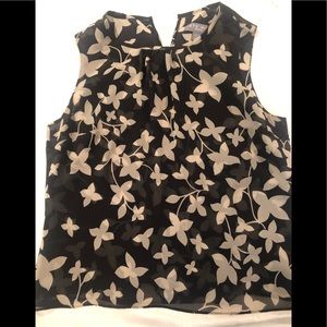 Kate Hill 100% Silk sleeveless Top - Size 12p